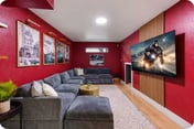 Modern Getaway | Private Theater & Game Room