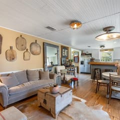 Fun, eclectic Round Top home w/POOL! 5 min to town