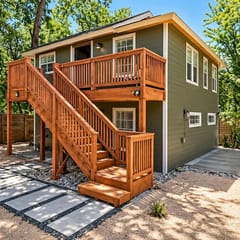 2109 SoCo Boho Bungalow - main house + upstairs
